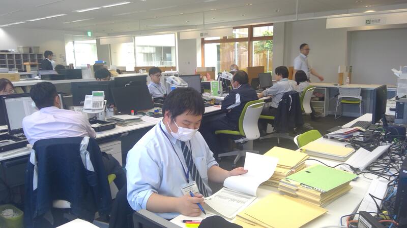 田村市役所での実習 田村市役所での実習